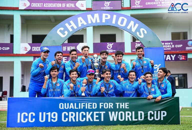 Congratulations to Afghanistan U19 on winning the Asia Qualifier and sealing their spot in the ICC U19 Men’s Cricket World Cup 2026!